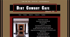 Desktop Screenshot of dirtcowboycafe.com